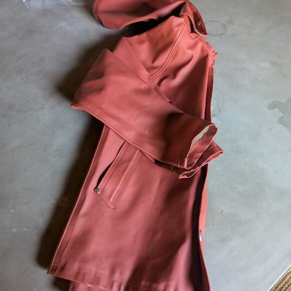 STUTTERHEIM Kid's Stockholm Mini Raincoat, Barn Red, - Picture 1 of 16